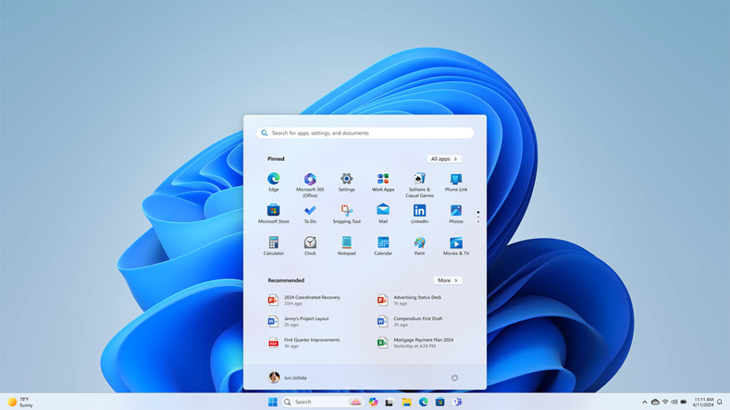 Windows OS Interface