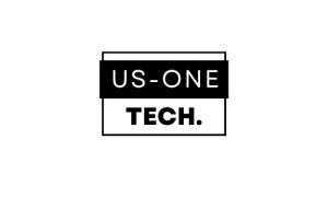 US-One Tech Logo Black & White